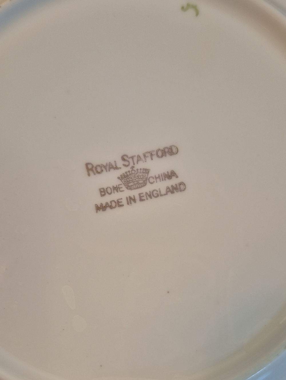 ROYAL STAFFORD Vintage Bone China Pink Scalloped Rose Accent Plate Trinket Plate - Picture 6 of 10